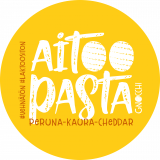 Aitoo-Pasta Peruna-Kaura-Cheddar logo Aitoo-Pasta Peruna-Kaura-Cheddar logo
